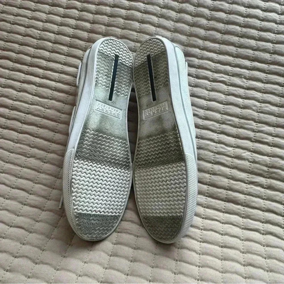 Sperry Top Biscayne Sider Bahama Women White Shimmer Boat Shoe SZ 5.5 - Picture 8 of 9